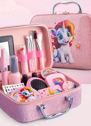 Детская косметика пони, my little pony, набор, радужный единорог, для девочек, подарок, макияж