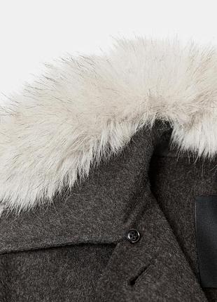 Пальто з вовни zw collection від zara 9