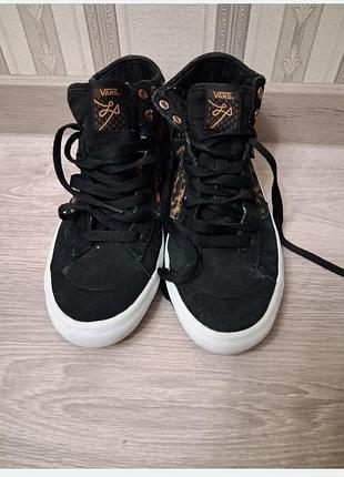 Кеди унісекс vans чорні, розмір 40.5, довжина устілки 26 см