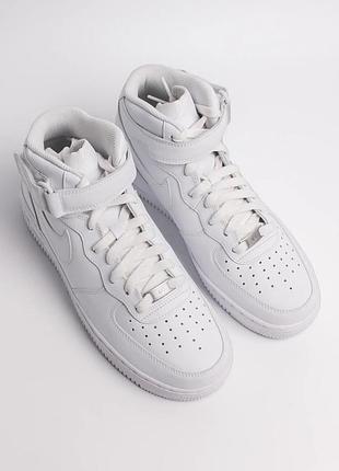 Кросівки nike air force 1 mid white | 36–41 3