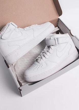 Кросівки nike air force 1 mid white | 36–41 7