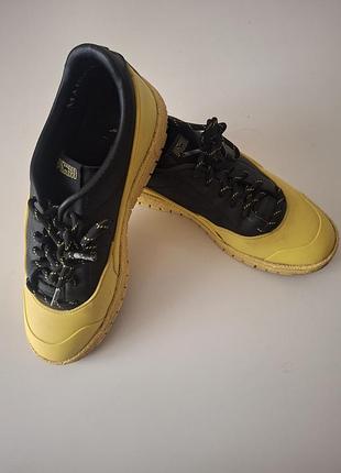 Кросівки унісекс puma x maison kitsuné чорно-жовті