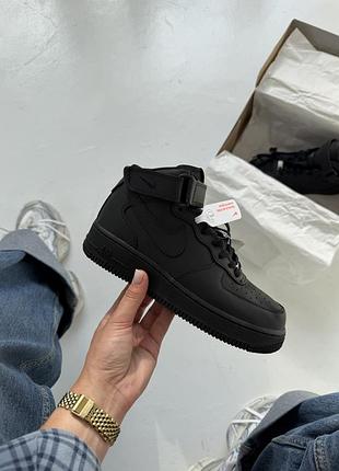 Кросівки air force 1 '07 mid black 🖤