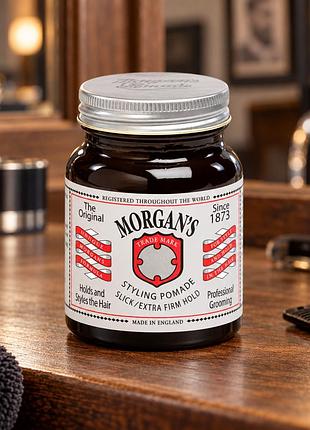Помада для волос morgans pocket sized pomade slick extra firm hold 15 г мужская помада для укладки волос очень сильная фиксация 50