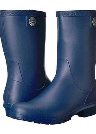 Оригінальні жіночі утеплені гумові чоботи ugg sienna matte уггі