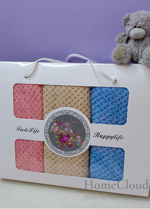 Рушники мікрофібра набір 3 шт. 35×75 см