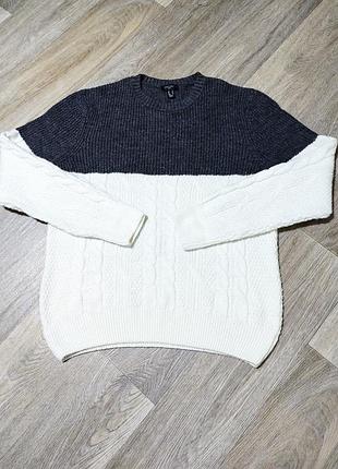 Чоловічий теплий светр new look, розмір m-l.