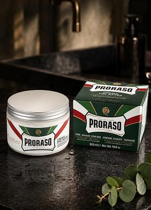 Крем перед голінням для помякшення та освіження шкіри proraso pre shave cream refresh eucalyptus 300 мл