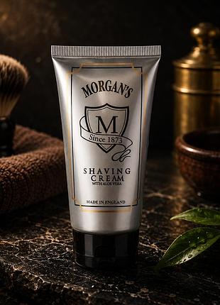 Крем для бритья morgans shaving cream 150мл гладкое бритье увлажнение кожи защита от раздражения мужской уход