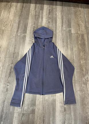 Спортивний костюм жіночий adidas фіолетовий з худі