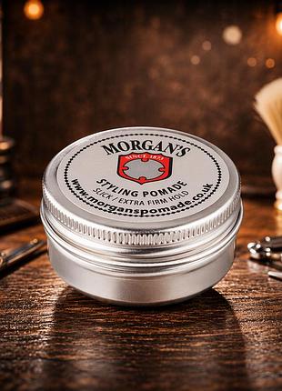 Помада для волос morgans pocket sized pomade slick extra firm hold 15 г мужская помада для укладки волос очень сильная фиксация