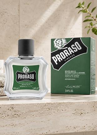 Бальзам для бороди proraso beard balm refresh 100 мл з ароматом евкаліпту та розмарину