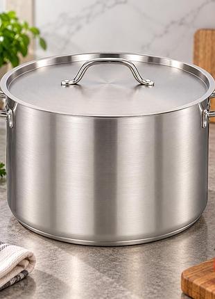 Кастрюля benson из нержавеющей стали bn-628 9л 28×16 см
