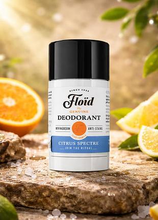 Дезодорант floid deodorant vetyver splash 75мл мужской натуральный дезодорант соли магния без антиперспиранта ветивер бергамот