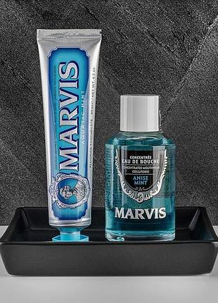 Зубная паста для свежего дыхания с морской мятой marvis aquatic mint 85 мл