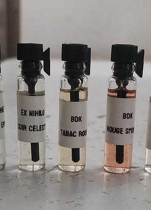 Пробники парфумів ex nihilo, bdk parfums, mind games, parfums de marly, boadicea the victorious