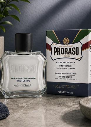 Бальзам после бритья proraso after shave balm protective aloe 100 мл с алоэ и витамином е