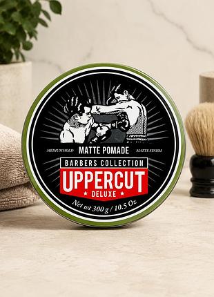 Матовая помада для волос для мужской укладки со средней фиксацией uppercut deluxe matt pomade 100 г 300