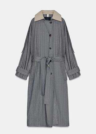 Пальто (тренч) от zara 6