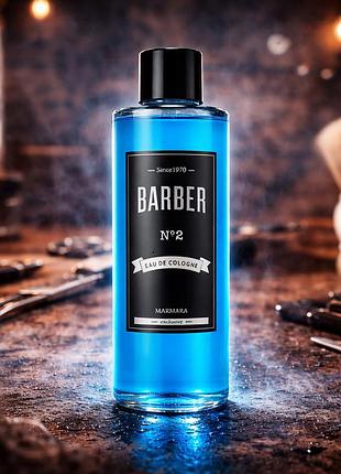 Одеколон після гоління marmara barber n2 eau de cologne 500 мл чоловічий барбершоп after shave лосьйон