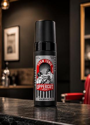 Пенка-тоник для волос uppercut deluxe foam tonic 150 мл легкая фиксация блеск уход и термозащита