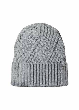 Нова зимова шапка calvin klein (ck cable knit beanie hat) з америкари