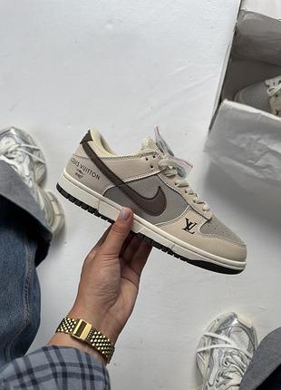 Кросівки nike sb dunk low x louis vuitton🤎