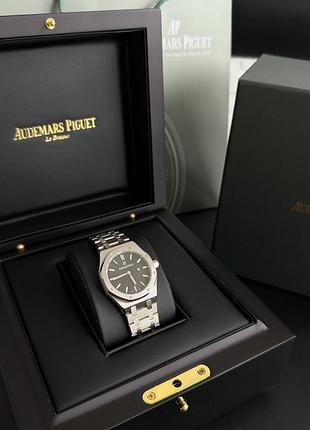 Годинник audemars piguet royal oak 33 mm сріблястий