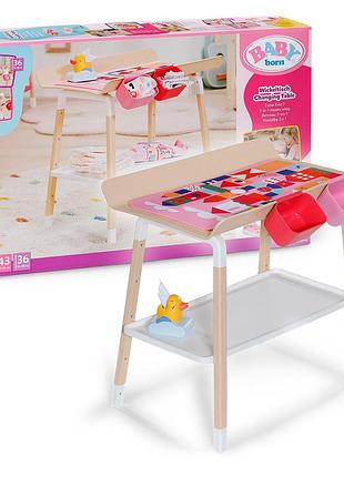 Пеленальний столик для ляльки бебі борн baby born zapf creation лялька бебі борн baby born baby annabell