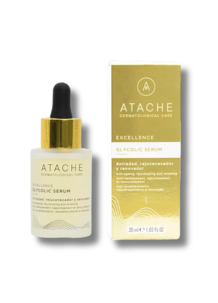 Антивікова оновлювальна сироватка atache excellence glycolic serum