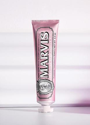 Зубная паста для чувствительных десен с мятой marvis sensitive gums mint 75 мл
