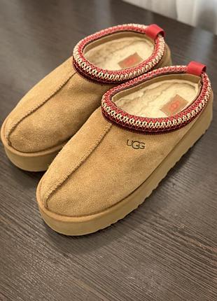 Уггі жіночі ugg tazz slipper бежеві