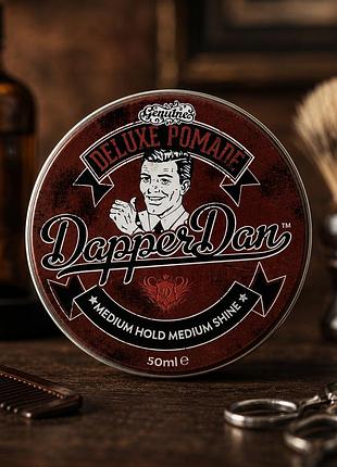 Помада для волос dapper dan deluxe pomade 50 мл мужская помада для укладки волос средняя фиксация блеск цитрусовый аромат 100