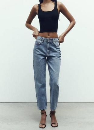 Джинси жіночі h&m mom блакитні розмір м