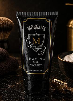 Гель для бритья morgans shaving gel 150мл прозрачный гель точное бритье защита кожи охлаждение комфорт мужской уход