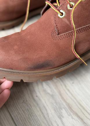 Timberland 6-in basic boot rust nubuck, чоловічі черевики 2
