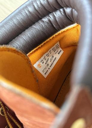 Timberland 6-in basic boot rust nubuck, чоловічі черевики 7