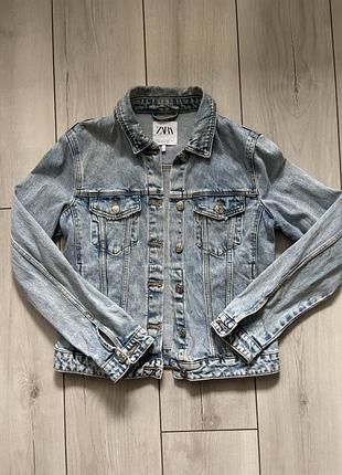 Піджак жіночий zara джинсовий блакитний