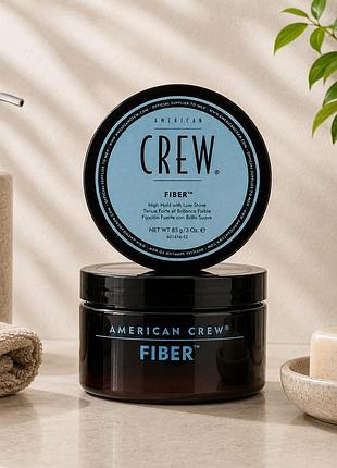 Паста american crew fiber мужская паста для укладки волос сильная фиксация матовый финиш текстурная стайлинг косметика для волос 85