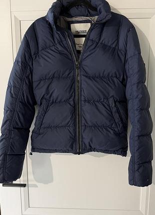Куртка-пуховик унісекс tommy hilfiger синя
