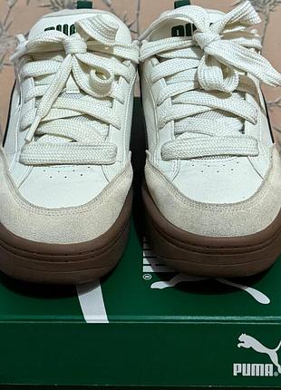 Кроссовки мужские puma park lifestyle og бежево-зеленые 397262-02 размер 45 (29.5 см)