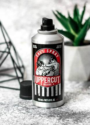 Соляный спрей для волос uppercut deluxe sea salt spray — мужской соляной спрей для укладки, объема и легкой фиксации 150 мл
