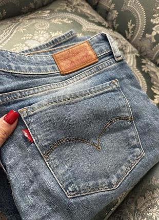 Джинси жіночі levi's прямі блакитні розмір 30