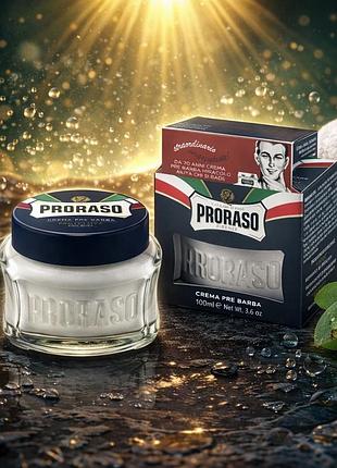 Крем перед бритьем proraso pre shave cream nourish 100ml – прешейв для мужчин против раздражения для всех