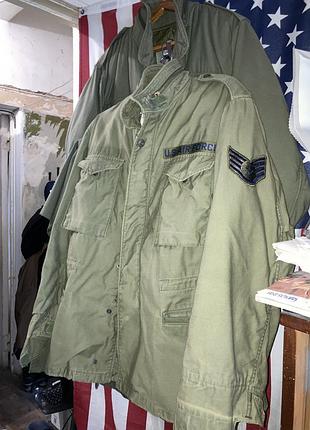 Куртка чоловіча usaf m-65 tanker, хакі, розмір medium regular