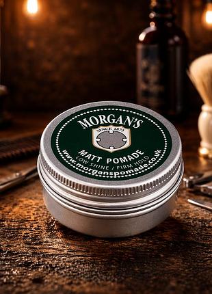Помада для волосся morgans pocket sized matt pomade 15г матова помада для укладки волосся чоловіча середня фіксація