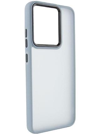 Чохол tpu+pc lyon frosted для motorola moto g86 5g sierra blue