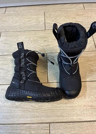 Чоботи зимові дитячі reima megapito розмір 30 black
