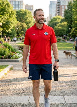 Чоловіче спортивне поло under armour heatgear (xl / loose)
​