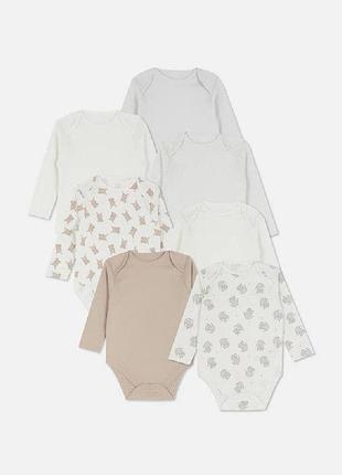 Боді з довгим рукавом primark 2-3роки, 98см